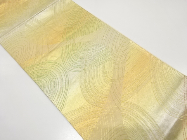 アンティーク　流水模様織り出し袋帯（材料）